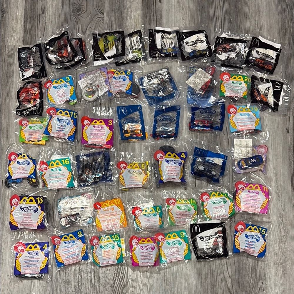 McDonald's Happy Meal Hot Wheels Toy Collection 45 in total